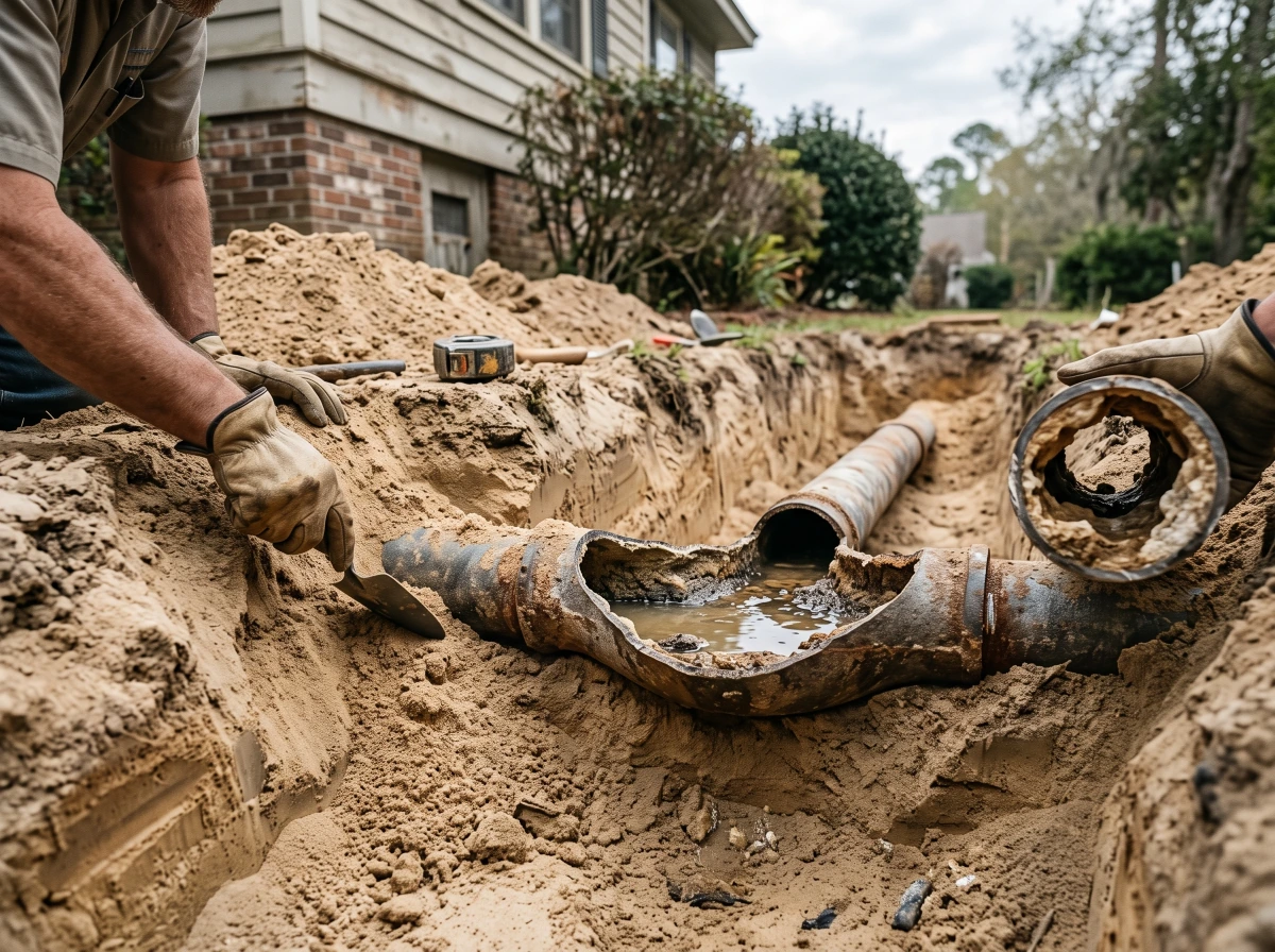 Sandy soil and hard water impact on Lowcountry drain pipes