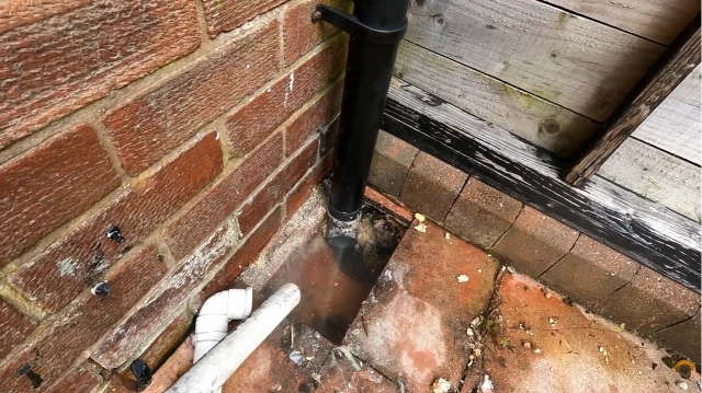 Water damage from a sewer backup emergency